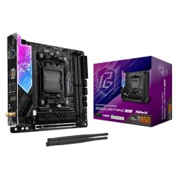Asrock B850I LIGHTNING WIFI, AMD B850, AM5, Mini ITX, 2 DDR5, HDMI, Wi-Fi 6E, 2.5G LAN, RGB, 2x M.2 Asrock B850I LIGHTNING WIFI, AMD B850, AM5, Mini ITX, 2 DDR5, HDMI, Wi-Fi 6E, 2.5G LAN, RGB, 2x M.2